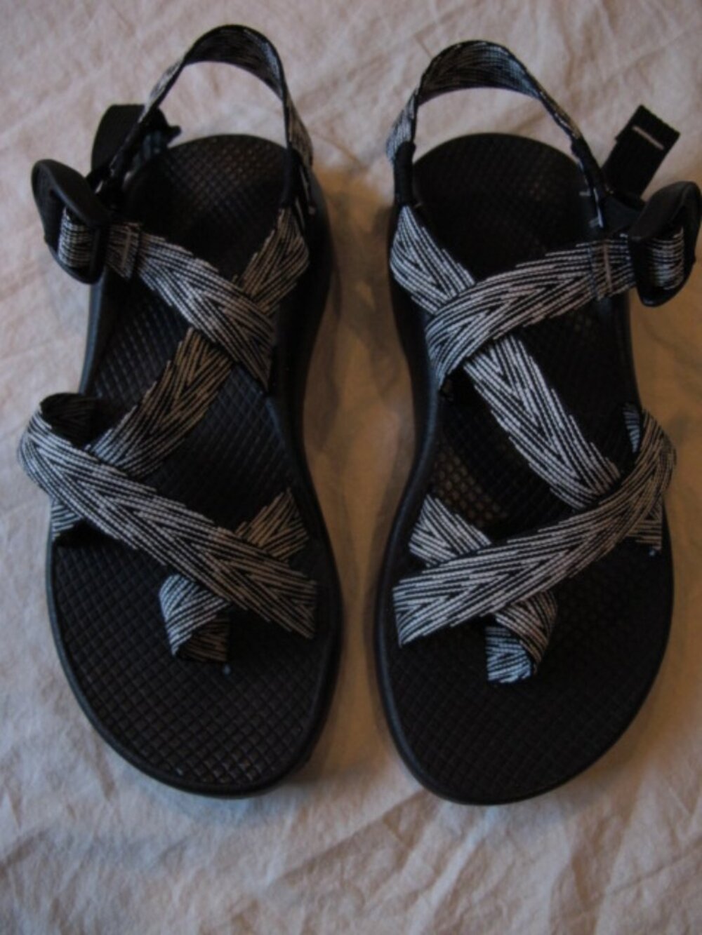 Chaco Z/2 Black & White sandals